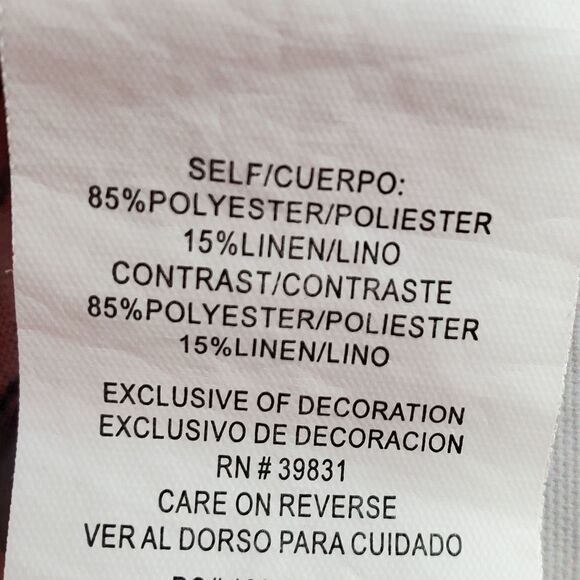 🔹️Altar'd State Red & Cream Sunwashed Boho Sleeveless Top Small - Picture 11 of 11